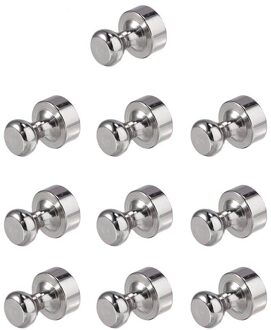 5/10Pcs Grote & Kleine Neodymium Magneten Skittles Kids Prikbord Metalen Pinnen 10stk