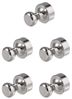 5/10Pcs Grote & Kleine Neodymium Magneten Skittles Kids Prikbord Metalen Pinnen 5stk