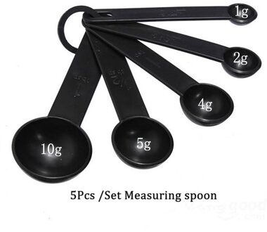 5/10Pcs Keukengereedschap Maatlepels Set Theelepel Koffie Suiker Scoop Cake Bakken Maatbekers Schaal Metering Lepel 5z CF437