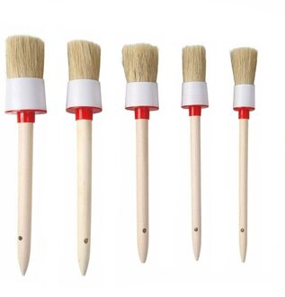 5/13Pcs Auto Detaillering Borstel Kit Fahrzeug Auto Interieur Für Radreinigung 5stk