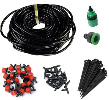 5/15/25 m Slang Tuin Besproeiing Druppelsysteem 10/20/30 Drippers Irrigatie plant Automatische Watering Micro Drip 25m