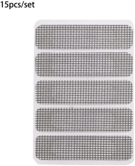 5/15/25 Stuks Tapes Anti-Insect Fly Bug Deur Venster Mosquito Screen Netto Reparatie Tape Patch Adhesive Window reparatie Accessoires 15stk