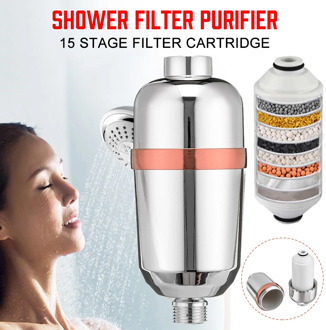 5/15 Level Water Filter Purifier Bathroom Shower Filter Bathing Water Treatment Health Softener Chlorine Removal Water Purifiers