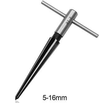 5-16mm Bridge Pin Gat Hand Held Ruimer T Handvat Tapered 6 Fluit Afschuining Ruimen Houtbewerker Snijgereedschap core Boor