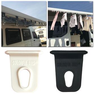 5/1Pcs Kleding Haak Voor Caravan Luifel Hanger Haak Voor Rv Awings Camper Awing Haak Self-Driving tour Kleren Drogen Accessoires 1stk wit