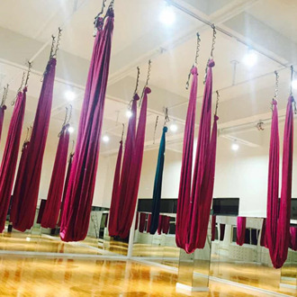 5*2.8M yoga hammock Solid color inversion yoga swing anti gravity yoga swing yoga swing home gym exercise equipme gym en casa