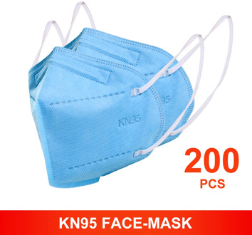 5/20/50/200 PCS kn95mask 5 Layers Face Mask KN95 Respirator Dustproof Mouth Mask Filter KN 95 Earloop Nonwoven Masks For Adult