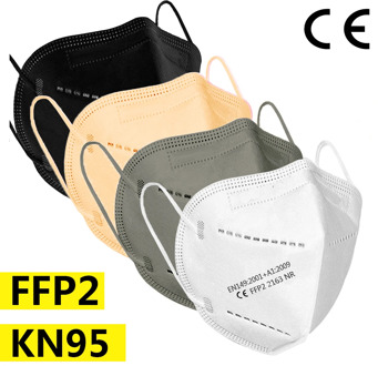 5-200 piece FFP2 Face mask KN95 Mouth Mask fp2 Anti flu 95% filter Mouth mask dust EU standards Send fast Non-woven soft