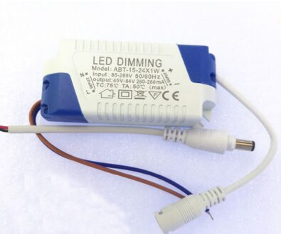 5-24x1W Dimbare Led Driver 300mA 3W 4W 5W 7W 9W 10W 15W 18W 20W 21W 24W Voeding Ac 110V 220V Voor Led Plafond Verlichting Lamp 5-15x1W 85-265V