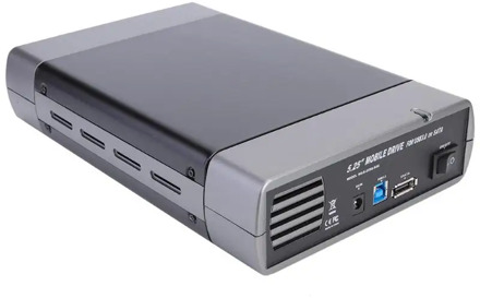 5.25 inch Optical Drive Enclosure USB3.0/2.0 to SATA US/EU Adapter Hard Disk Case Support DVD 16 Speed Recording Hard Disk Case