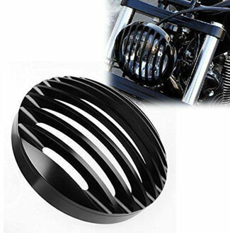 5 3/4 "Cnc Motorfiets Koplamp Licht Grill Cover Voor Harley Sportster Xl 883 1200 2004-14 Koplamp Grill cover