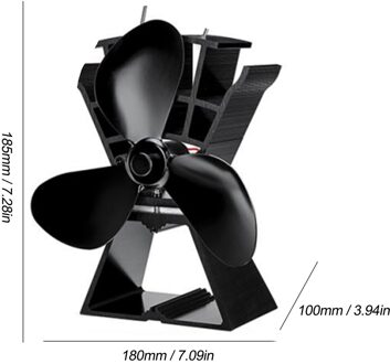 5 3 Blades Warmte Aangedreven Kachel Fan Rustig Hout Log Haard Fan Milieuvriendelijke Efficiënte Warmteverdeling 01