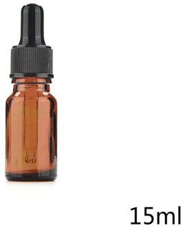 5-30 ml Amber Fles Dropper Navulbare Lege Container Flesjes Met Pipet Voor Cosmetische Parfum Etherische Olie Flessen 15ml