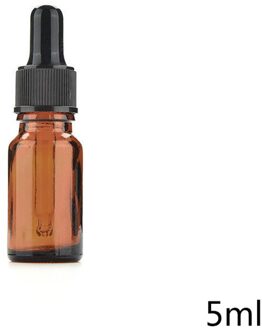 5-30 ml Amber Fles Dropper Navulbare Lege Container Flesjes Met Pipet Voor Cosmetische Parfum Etherische Olie Flessen 5ml