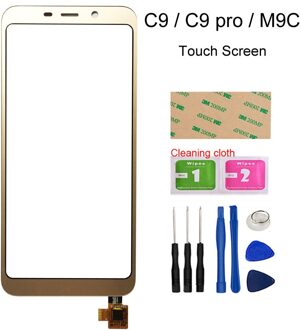 5.45 ''Touch Sensor Panel Voor Meizu C9 Pro/M9C/ C9 Glas Touch Screen Digitizer Panel Reparatie Deel goud Tool