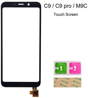 5.45 ''Touch Sensor Panel Voor Meizu C9 Pro/M9C/ C9 Glas Touch Screen Digitizer Panel Reparatie Deel zwart
