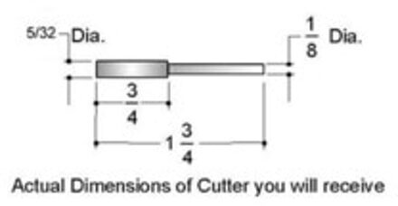 5*5/32 Diamant Kettingzaag Puntenslijper Burr Stone Ronde-Bestand Voor Craftsman Praktische