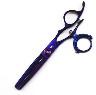 5.5 "swivel duim haar knippen schaar kappersscharen 720 graden draaibare duim scharen swivel duim schaar vliegende scharen het verdunnen scissors