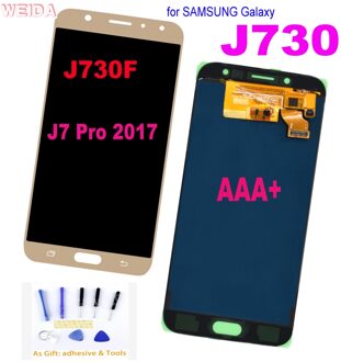 5.5 "Voor Samsung Galaxy J7 Pro J730 Lcd Touch Screen Digitizer Vergadering Voor SM-J730F J730FM/Ds j730F/Ds J730GM/Ds goud