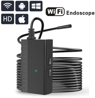 5.5Mm Wifi Endoscoop Camera HD1200P 5.0mp Inspectioin Borescope Waterdichte Usb Endoscopische Camera Voor Ios Android Iphone 10m