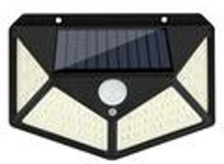 5.5V/2.5W Outdoor Solar Light Led Afstandsbediening Inductie Muur Licht Straat Licht IP65 Waterdichte Multi-mode Solar Flood Lamp 162 LED