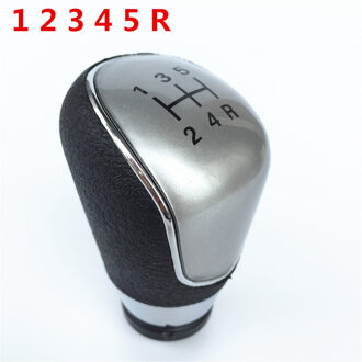 5/6 Speed Manual Pookknop Hendel Gaiter Boot Cover Voor Ford Focus 2 MK2 Fl MK3 MK4 MK7 Mondeo fiesta Galaxy Kuga X-MAX 5-Speed zilver