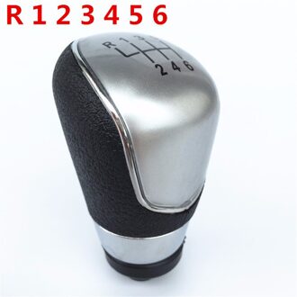 5/6 Speed Manual Pookknop Hendel Gaiter Boot Cover Voor Ford Focus 2 MK2 Fl MK3 MK4 MK7 Mondeo fiesta Galaxy Kuga X-MAX 6-Speed zilver