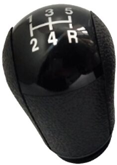 5 6 Speed Mt Auto Shift Pookknop Hendel Gaitor Shifter Boot Cover Voor Ford Focus 2 MK2 2005 2006 2007 5 speed zwart