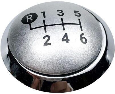 5/6 Speed Pookknop Cap Cover Emblem Badge Voor Toyota Corolla 1.8MT 2007 RAV4 Avensis Yaris D4D urban Altis Scion Tc 6 Speed zilver