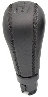 5 6 Speed Pookknop Stick Hand Genaaid Leer Shift Handbal Voor Volvo V70 02 03 04 05 06 07 08 09 Handleiding 5 Speed