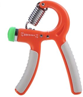 5-60Kg Een Type Verstelbare Hand Gripper Gym Power Fitness Uitoefenaar Expander Pols Onderarm Hand Grip Strengthener crossfit Workout Oranje