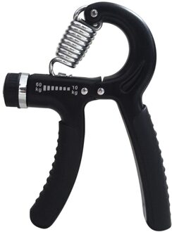 5-60Kg Een Type Verstelbare Hand Gripper Gym Power Fitness Uitoefenaar Expander Pols Onderarm Hand Grip Strengthener crossfit Workout zwart