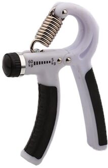 5-60Kg Verstelbare Hand Grijper Onderarm Uitoefenaar Grip Pols Training Verhogen Sterkte Lente Vingerknelbeveiliging Carpaal Expander Beige