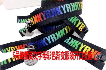 #5/7 # nylon kleurrijke letters/Onzichtbare rits/open-end 65/95 cm/closed-end 16 cm voor pocket/jas/sport kleding/down jas jas 16cm 10stk
