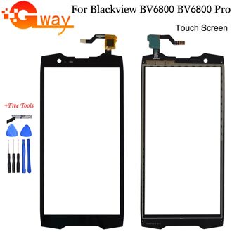 5.7 "Touch Screen Glas Voor BlackView BV6800 Pro Touch Screen Digitizer Panel Voor Glas Lens Sensor Met Gereedschap En lijm
