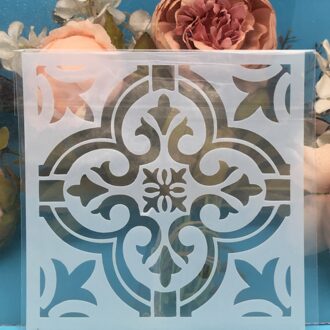 5.9 "Bloem Clover DIY Craft Gelaagdheid Stencils Muur Schilderen Scrapbooking Stempelen Embossing Album Papieren Kaart Template F5546