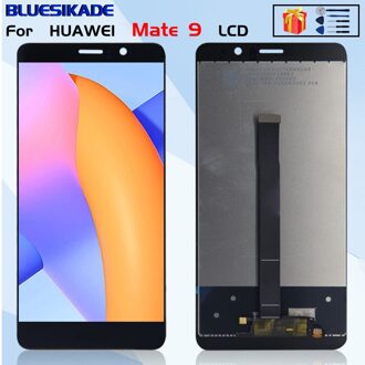 5.9 "Voor Huawei Mate 9 Lcd Touch Screen Digitizer Voor Huawei Display Mate 9 MHA-L09 MHA-L29 Lcd Vervanging onderdelen zwart met kader