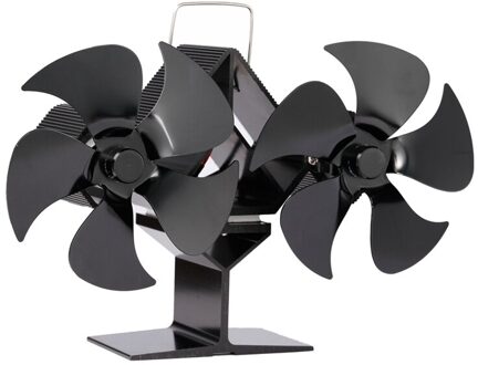 5 Blade Haard Ventilator Warmte Aangedreven Kachel Fan Log Hout Brander Fan Rustig Thuis Haard Fan