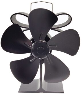 5 Blades Bee Warmte Aangedreven Kachel Fan Log Hout Brander Rustig Haard Ecofan Brandstof