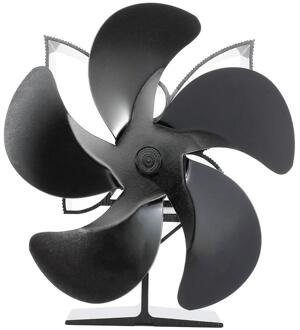 5 Blades Haard Warmte Aangedreven Kachel Fan Thermodynamische Self-Powered Rustig Thuis Haard Ventilator Efficiënte Warmteverdeling