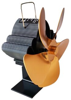 5 Blades Warmte Aangedreven Kachel Fan Log Hout Brander Ecofan Rustig Thuis Haard Fan Mar-12 GD