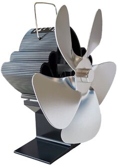 5 Blades Warmte Aangedreven Kachel Fan Log Hout Brander Ecofan Rustig Thuis Haard Fan Mar-12