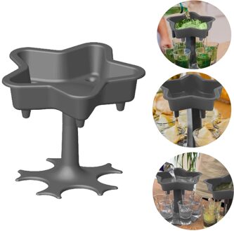 5 Borrelglas Dispenser En Houder Party Giet Artefact Shot Vijfpuntige Ster Glazen Voor Wodka Wijnglazen Самогоноварение 6 A 1stk