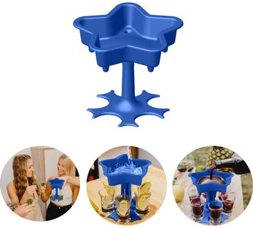 5 Borrelglas Dispenser En Houder Party Giet Artefact Shot Vijfpuntige Ster Glazen Voor Wodka Wijnglazen Самогоноварение 6 E 1stk