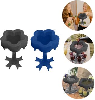 5 Borrelglas Dispenser En Houder Party Giet Artefact Shot Vijfpuntige Ster Glazen Voor Wodka Wijnglazen Самогоноварение 6 F 2stk