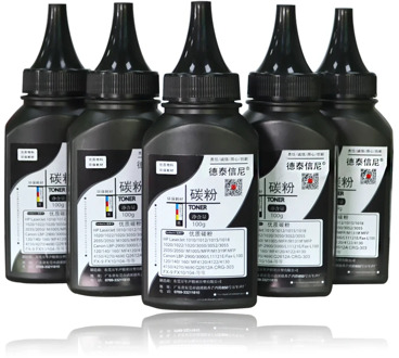 5 Bottles Black High Quality Toner Powder For HP Laserjet M1005 M1005MFP M1319F M1319MFP 1010 1012 For Laser Printer