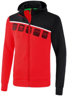 5-C Trainingsjack - Jassen  - rood - XL