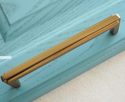 5 "Champagne Gold Metal Schuifladegrepen Knoppen Deurklink Keukenkast Handvat Garderobe Handvat Furnitur Hardware Decoratie