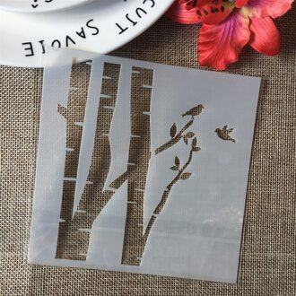 5 "cirkel in Cirkel Knoop DIY Gelaagdheid Stencils Muur Schilderen Plakboek Kleuring Embossing Album Decoratieve Kaart Template