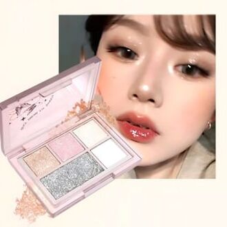 5 Colors Glaze Dream Eyeshadow Palette - F01 #F01 Dream Star River